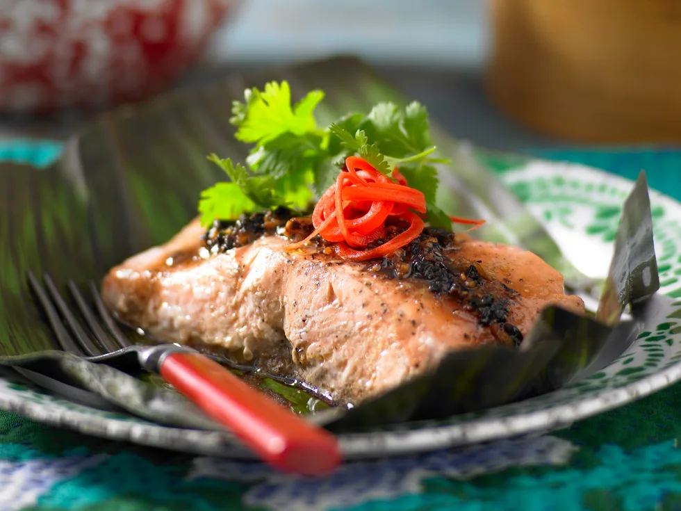 Steaming Steamed Salmon