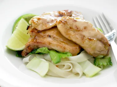 Sweet Chilli Chicken with bok Choy