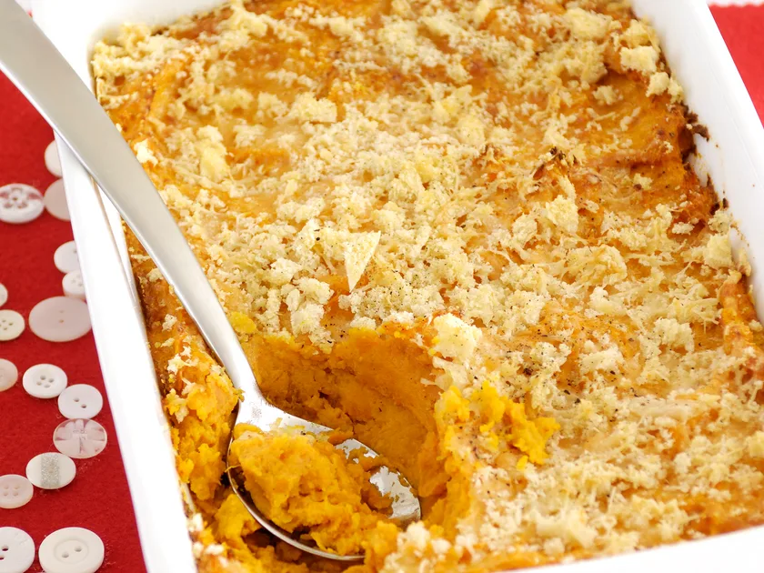 Sweet potato gratin