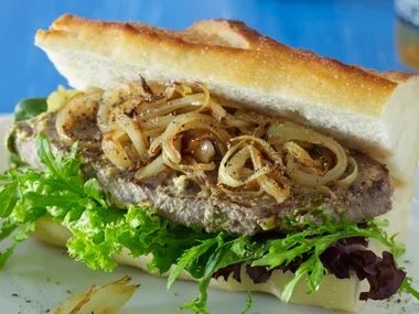 Tarragon and Mustard Steak Sandwiches