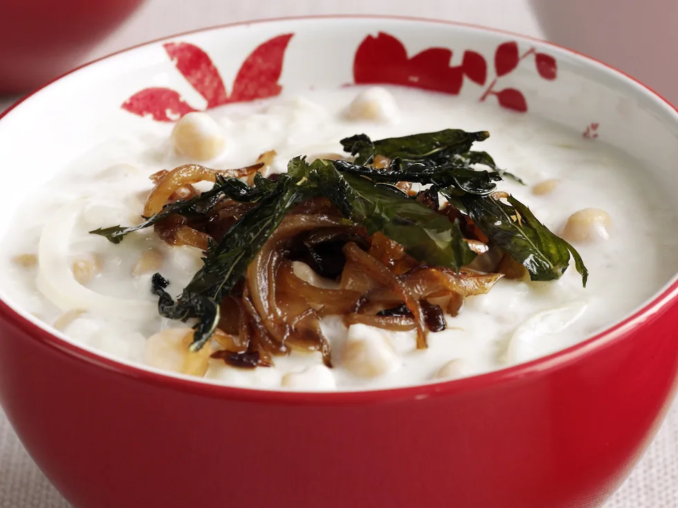 Yogurt and Chcikpea Soup