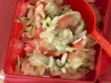 Zucchini and Tomato Risotto