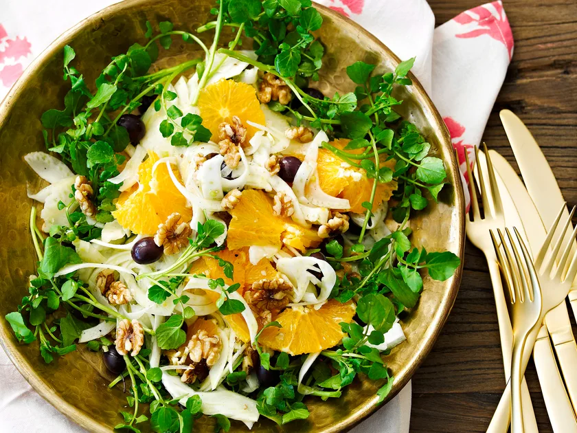 Orange and fennel salad