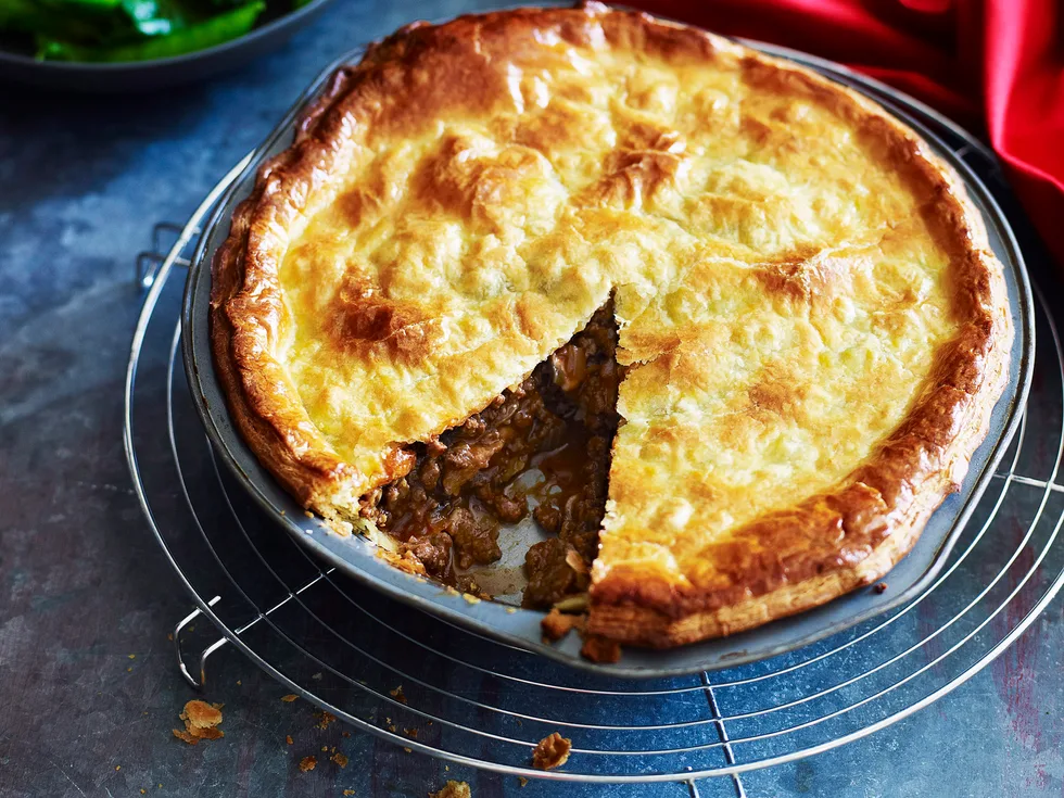 Beef and Mushroom Family Pie