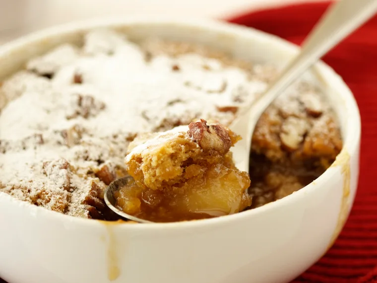 Caramel Pear Self-saucing Puddings