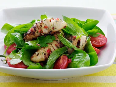 Char-grilled Chilli Squid Salad