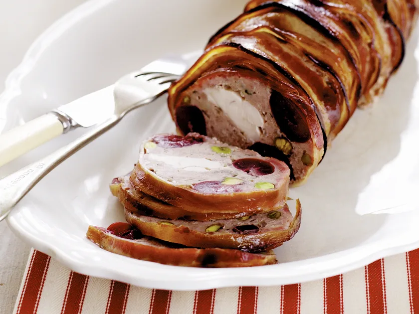 Pork, veal and cherry terrine