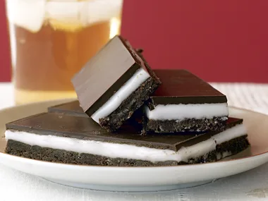 Chocolate Peppermint Slice
