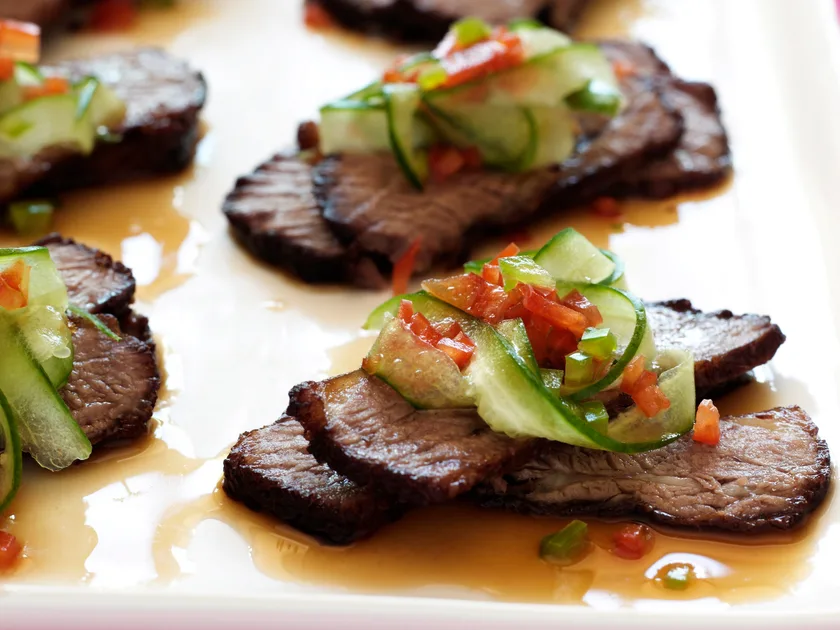 Crisp beef brisket