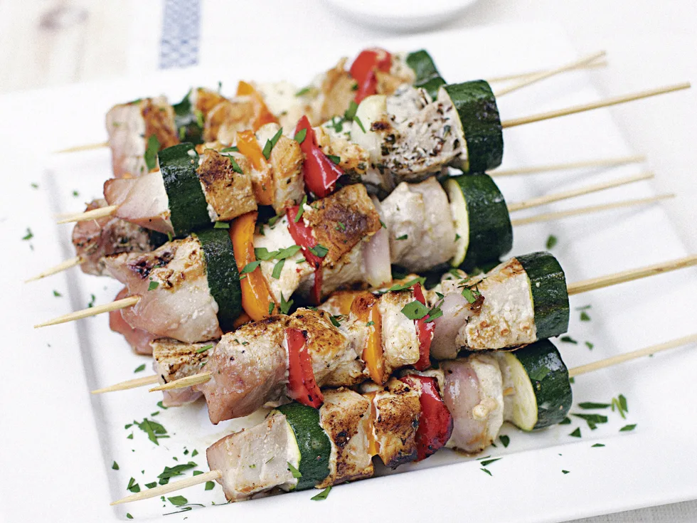 Fish Kebabs (psari souvlaki)