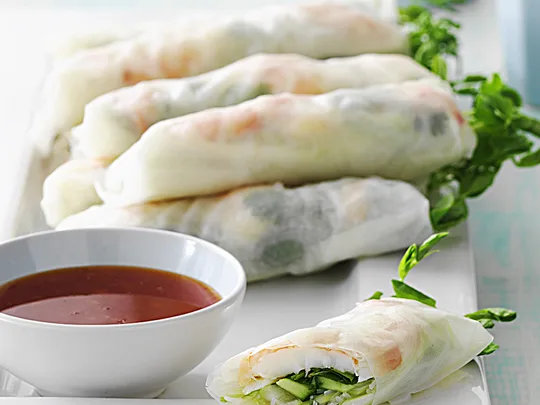 Fresh Prawn Spring Rolls