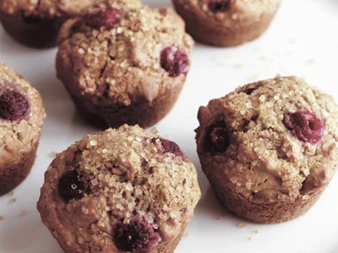 Gluten-free, dairy-free, Raspberry Muffins