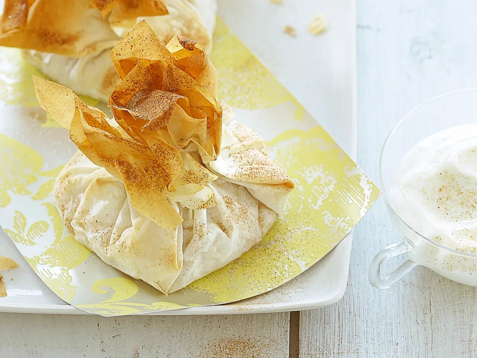 Mixed Fruit, Ricotta and Almond Parcels