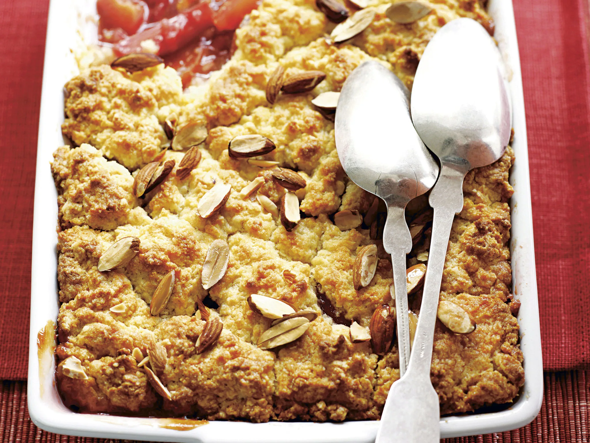 Quince and Rhubarb Cobbler