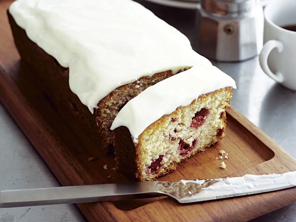 Raspberry Yoghurt Loaf