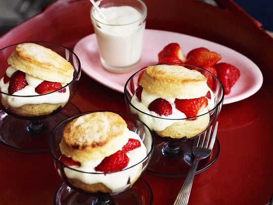Strawberry shortcakes