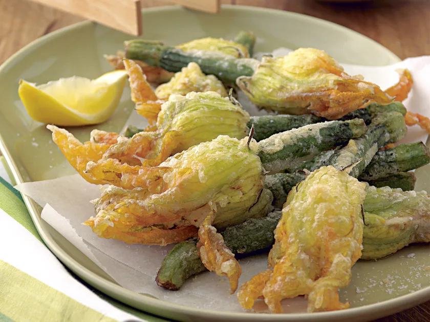 Stuffed zucchini flowers 2