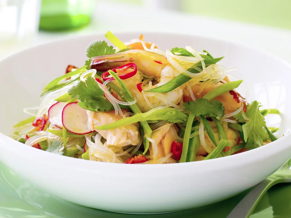 Thai-style Seafood and Rice Vermicelli Salad