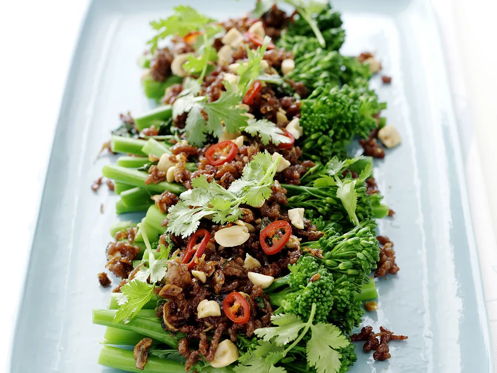 Thai-Style Sticky Pork and Broccolini