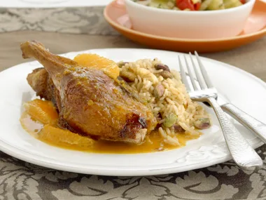 orange spiced duck