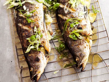 Barramundi with Papaya Salsa