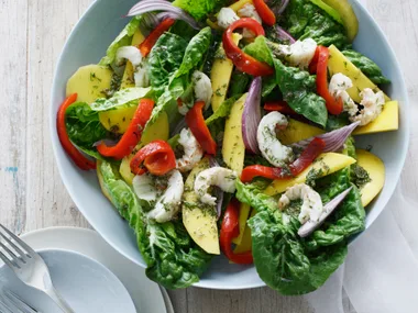 BUG TAIL and MANGO SALAD