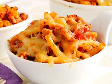 chicken bolognese pasta pots