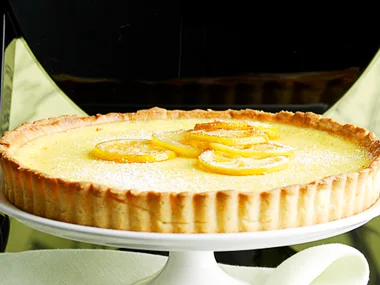 citrus curd tart