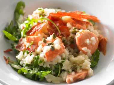 Creamy Trout Risotto
