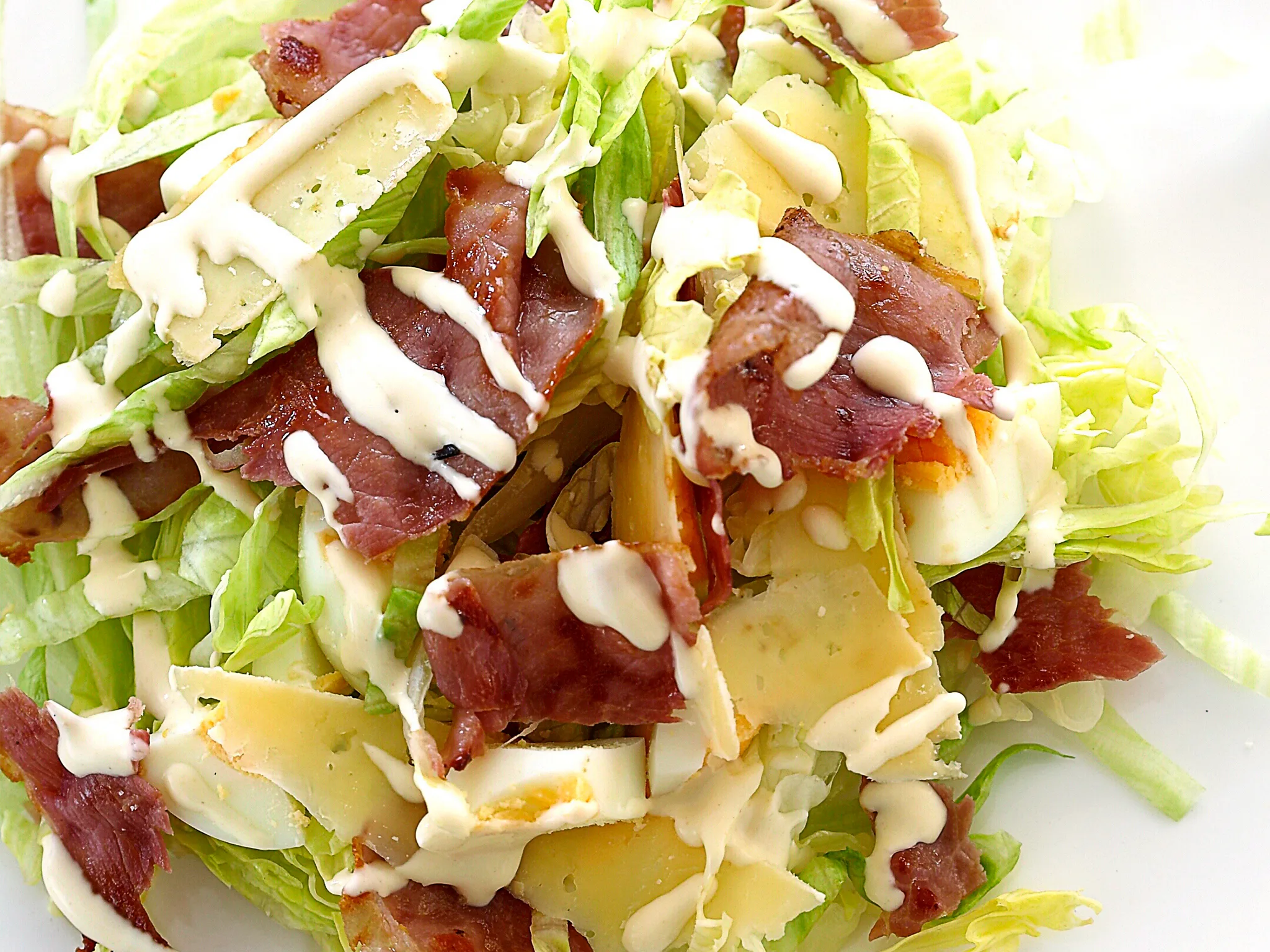 ICEBERG, PARMESAN and PROSCIUTTO SALAD