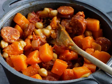 KUMARA and CHORIZO STEW