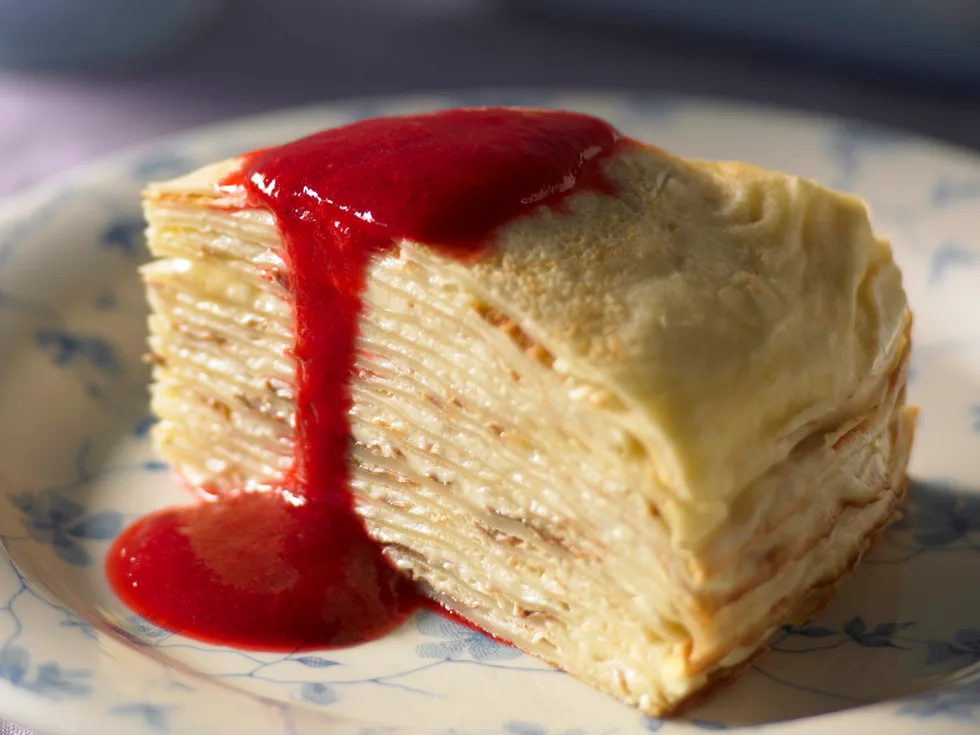 LEMON CREPE CAKE
