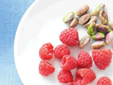 LEMON MASCARPONE and RASPBERRY TARTS