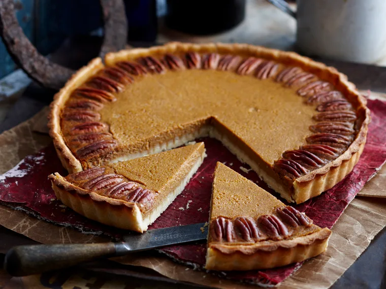 Pumpkin Pecan Pie