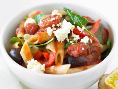 sausage and tomato penne