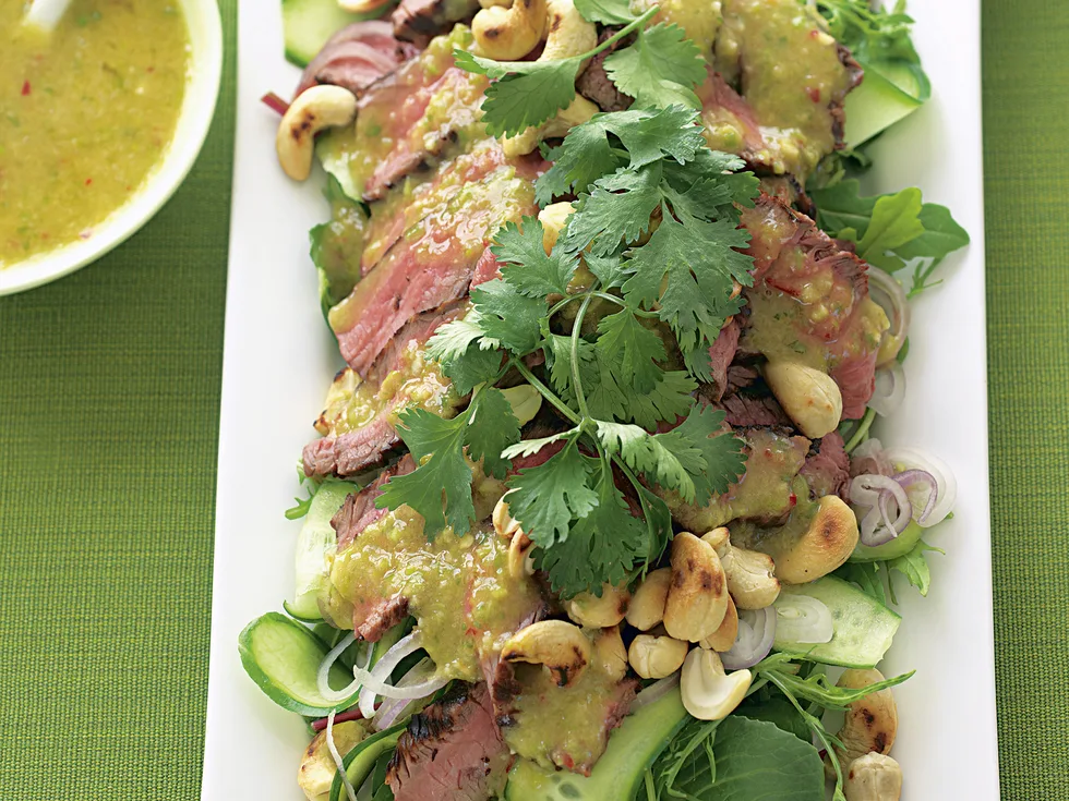 Spicy Thai Beef Salad with Nam Jim Dressing
