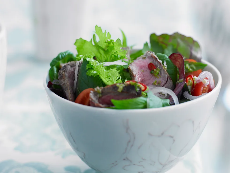 Spicy Thai Grilled Beef Salad