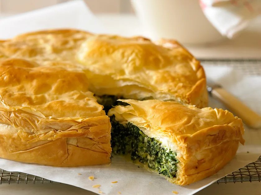 Spinach and feta pie