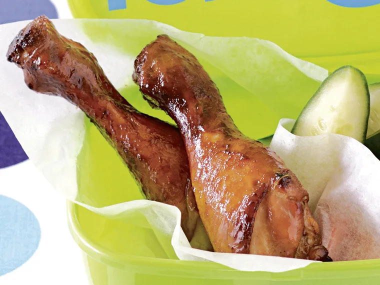sticky chicken drumsticks