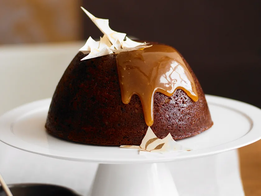 Sticky date pudding with toffee sauce