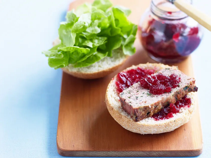 Turkey meat loaf rolls