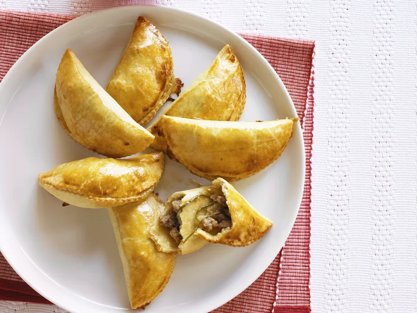 Turkey, cranberry and brie pastries
