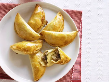 Turkey, cranberry and brie pastries