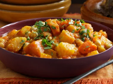 Vegetable and chickpea couscous