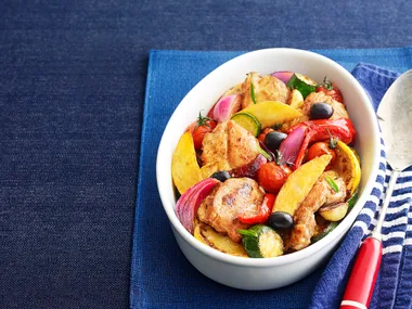 Italian one-pot chicken and vegies