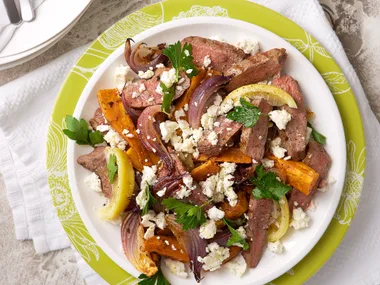 Lamb and kumara salad