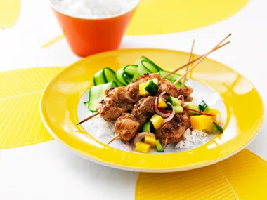 Malay chicken skewers