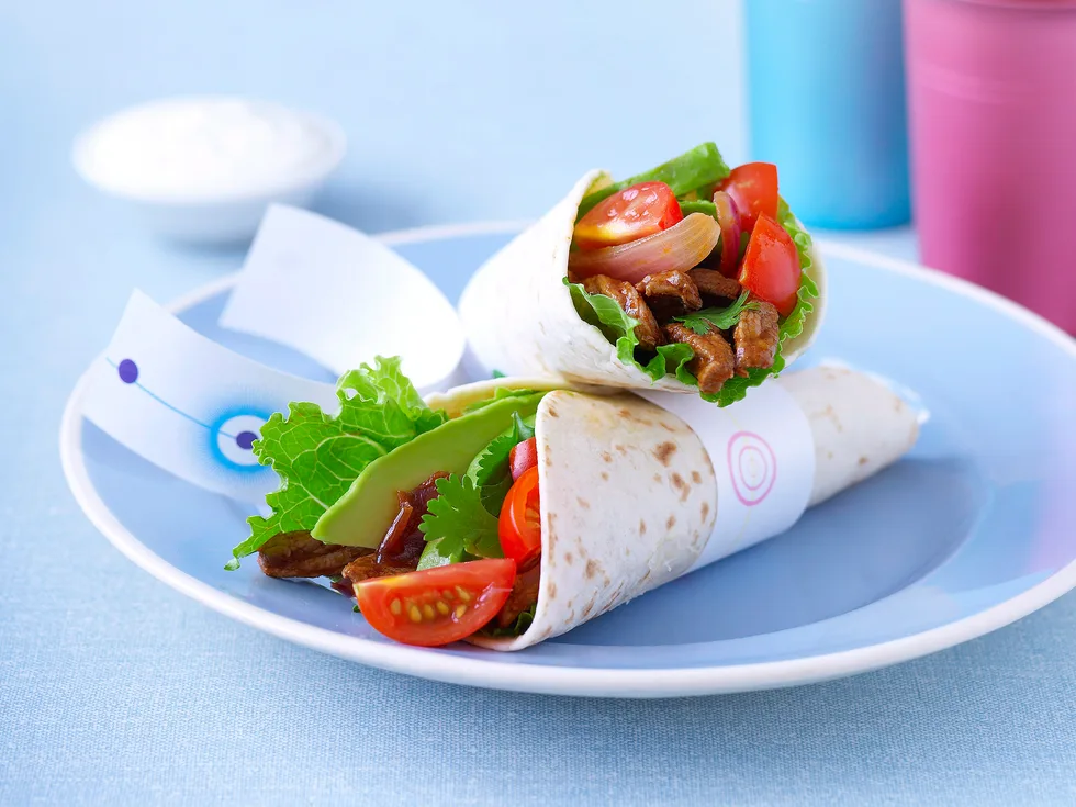 Mini beef fajitas
