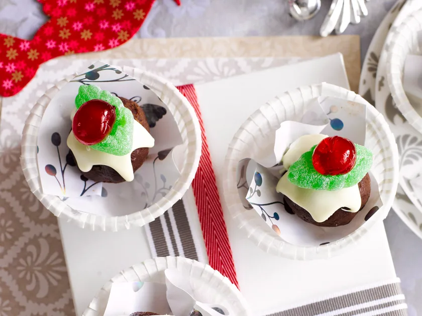 Mini chocolate puddings
