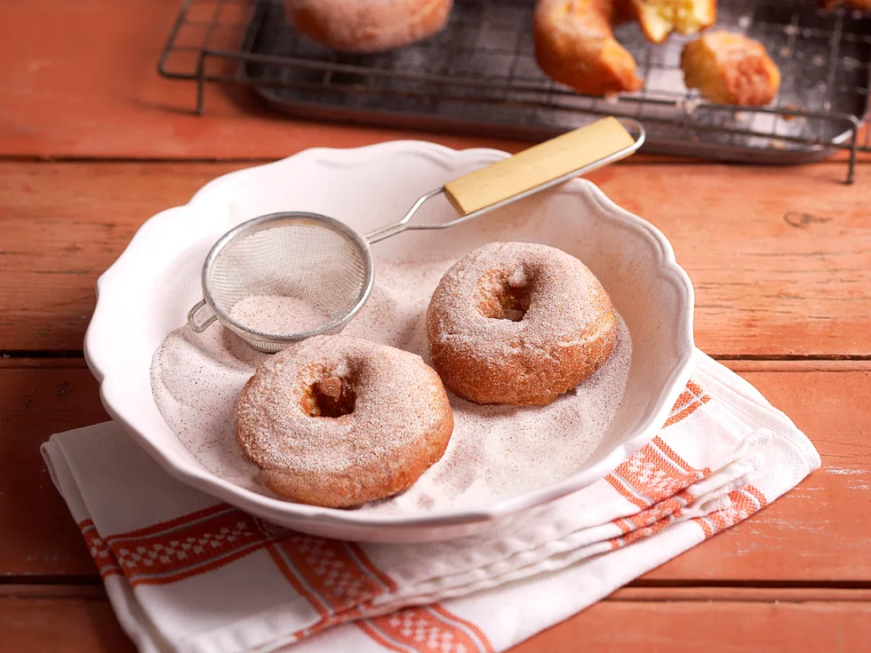 Olive oil doughnuts